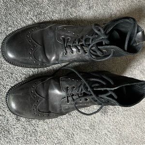 Bed Stu black ankle boots